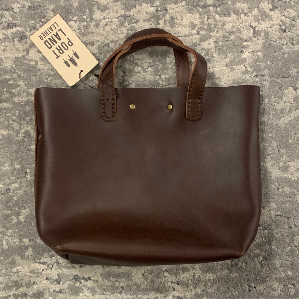 Portland Leather Goods Brown Crossbody Bag - Picture 4 of 8